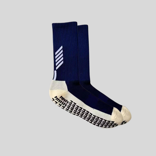 Navy Grip Socks